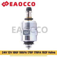 12V 24V Diesel Engine Oil Pump Solenoid Valve Fuel Injection Pump Assembly Electric Generator Parts 
