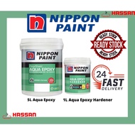 CAT KHUSUS UNTUK LANTAI / CAT BERWARNA // Nippon Paint Aqua Epoxy 5 Liter || Cat Lantai Warna