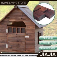 JIAJIA All-Season Wooden Dog House Outdoor Rainproof Dog House Outdoor Dog Cage Dog House Type Dog H