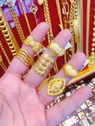 แหวน 1 สลึง (แฟนซี) ทองแท้ 96.5% พร้อมใบรับประกันสินค้า
