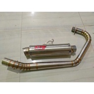 Knalpot RACING CTS ORI BULAT KOMPETISI cantol motor MP CB herex GL