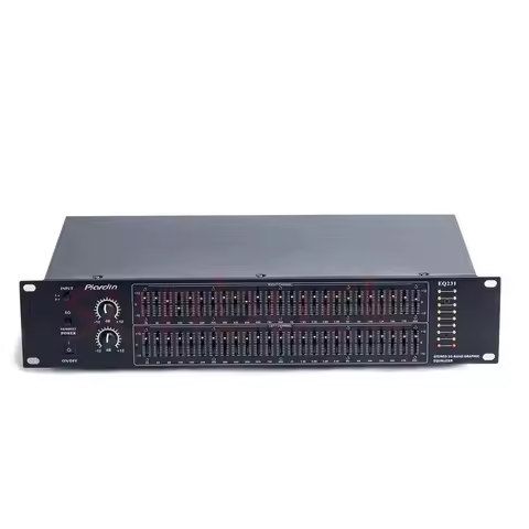 Sunbuck EQ231 Balanced output 50 segment EQ stereo equalizer professional equalizer Preamp with spec
