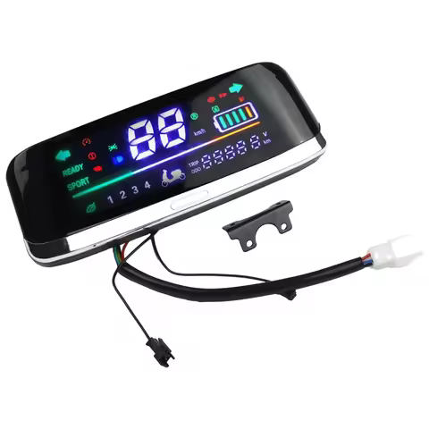 48V 60V 72V Motor Speedmeter Screen LCD Ebike Display For Electric Bike Ebike Scooter Replacement Pa