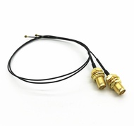 2pcs 30cm IPEX 4 MHF4 to RP-SMA 0.81mm RF Pigtail Cable Antenna For M.2 WiFi Card Intel AX210 AX200 