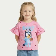 Babyshop Bluey Crew Neck Short Sleeves T-Shirt With Bluey Print
