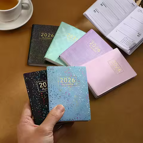 2026 Agenda Book Pocket With Calendar Diary Weekly Planner Appointment Book School Office
