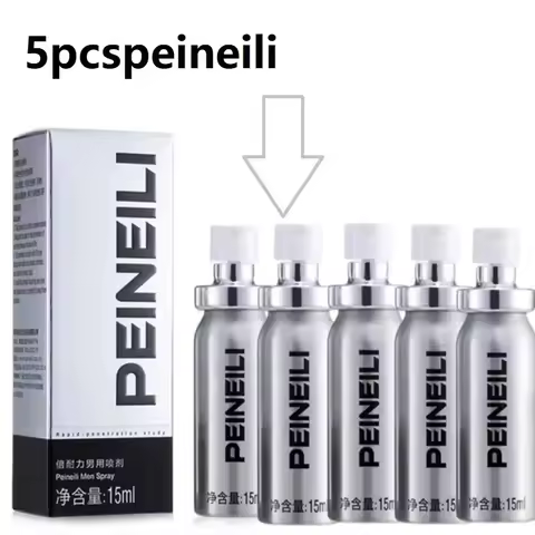 5pcs Peineili Delay Spray Massage Oil Male Delay For Men Spray Male External Use Anti Premature Ejac