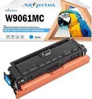 SkyPrint 1 Pack W9061MC W9061 Cyan Toner Cartridge Compatible with Color Managed E55040 E55040DW E57