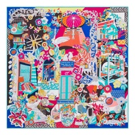 Jim Thompson Surawong Silk Twill Scarf - Blue