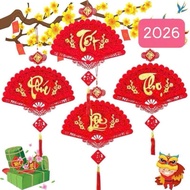 Khanh Fan Trung CNY PHUC - LOC - THO Door Hanging Size to 45cm / Welcoming Fortune to fill the house