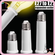 DIACHASG Lamp Holder Base, 65mm/95mm/120mm White E27 To E27 Extender, Plastic Extend Extension Socke