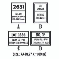 STICKER TONG SAMPAH - CUTTING STICKER BY ORACAL (MADE IN GERMANY)