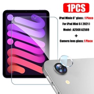 2 in 1 Camera Lens Screen Protector +Front Glass Film For Ipad Pro 11 12.9 mini 6 2021 Pro11 M1 M2 2022 Tempered Glass Film