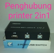 Pembagi Printer 2In1 Usb Print 2Port Pc Laptop Bisa 1 Printer 2 Laptop