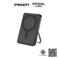 PISEN พาวเวอร์แบงค์ชาร์จไร้สาย 2-in-1 wireless magnetic powerbank 30W/15W 10000mAh