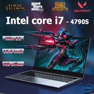 Laptop intel core i7 4790S gaming laptop 15.6 inch RAM16GB SSD 256GB/512GB/1TB FHD 60Hz Windows 11 s
