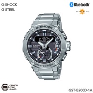 นาฬิกาข้อมือผู้ชาย CASIO G-SHOCK G-STEEL Carbon Core guard รุ่น GST-B200 GST-B200D GST-B200D-1A (Bluetooth) GST-B200D-1A