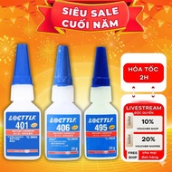 Quick Glue 401 406 495 LOCTTLF 20Gram – Super Sticky Multipurpose Glue for Wood, Plastic, Metal, Rub