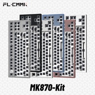 Belly MK870 MK870 MK87 Key Customized Three-Mode Wireless Hot-Swap RGB Mechanical Keyboard Kit Three