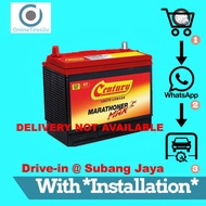 Century Car Battery - NS40ZL (With Installation)