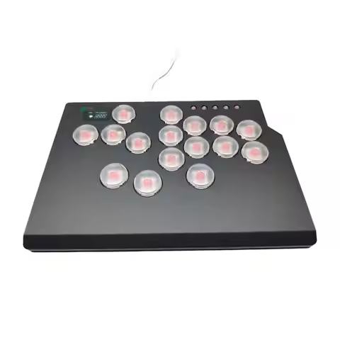 A33T-Keys Game Keyboard Leverless Controller Fighting Gaming Joystick For Pc/Ps3/Ps4/Ps5/ Steam Arca
