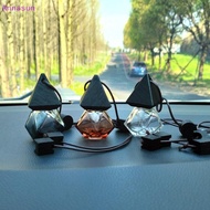 Annasun 1Pc ck Three Piece Set Beads Car Mounted Perfume Empty Bottle Pendant  Diffuser Rearview Mir