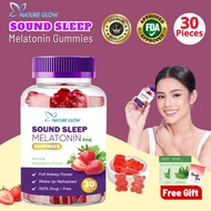 Nature Glow Melatonin Gummies Sound Sleep Dietary Supplement Anti Stress For Sleep Deeper Sleep