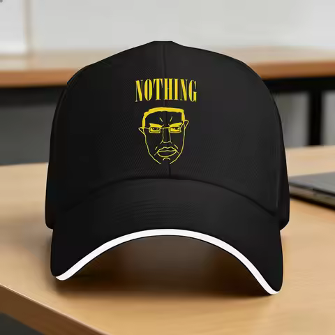 Spring Ullzang Wojak Chudjak Nothing Ever Happens Meme Baseball Cap Outdoor Sports Women Men Sun-Pro