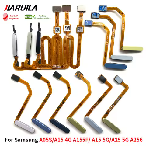 Fingerprint Scanner For Samsung A05S A15 4G A25 5G A256 ID Home Button Fingerprint Menu Return Key R