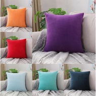 Custom size 30x50 40x40 45x45 50x50 60x60 65x65 70x70 cm Colorful Plain Soft Plush Cushion Cover Square Throw Pillow Case Home Sofa Room Car Office Chair Decor