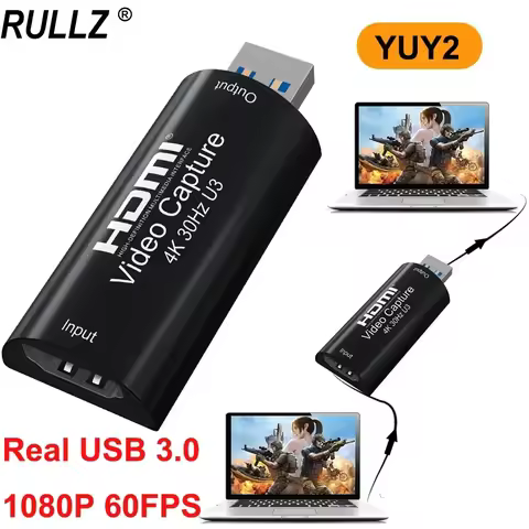 MS2130 Mini 4K Video Capture Card 1080P 60fps PS4 Camera Recording Box HDMI To USB 3.0 PC Live Strea