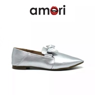 Amori Ladies Fashion Pointed Toe Flat Pump Women Shoes Soft Foam Cushion R0219078 Kasut Perempuan