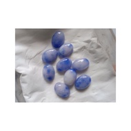 Cloud Jade Agate Tanzaniabiru 14x10 mm