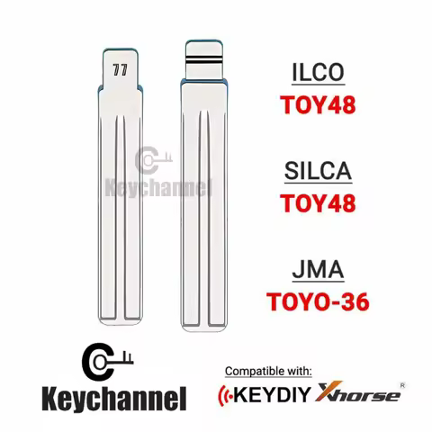 10PCS Key Blade Lexus/Toyota Type TOY48 TOYO-36 KD BLADE For KD KD900 VVDI Remote Blade Lishi TOY48 