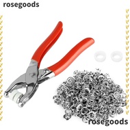 ROSEGOODS1 Pressure Plier, Metal Red Metal Pliers, Hand Tools Plastic Crimping Pliers Installation Tool