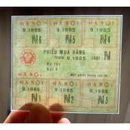 Collectible / Gift of purchase note September - 1985 Hanoi