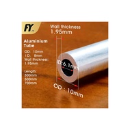 【Iro Pop123】 FUYI Aluminum tube OD 10mm ID 6.1mm alloy tube 10mm outer diameter 6.1mm inner diameter