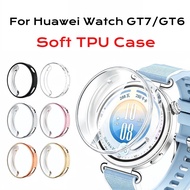 Soft TPU Plating Case For Huawei Watch GT7 46mm 41mm Accessories Case + Film Watch Screen Bumper She