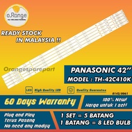 TH-42C410K PANASONIC 42" LED TV BACKLIGHT (LAMPU TV) PANASONIC 42 INCH LED TV BACKLIGHT TH42C410K TH