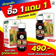 เซ็ตทดลอง ข้าวรวงทอง ก้าวเกษตร 100cc = 1 ขวด ฉีดได้ 10ไร่ + ก้าวเกษตร 100cc = 1 ขวด ฉีดได้ 10ไร่  (ก