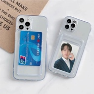 Softcase Card Slot Infinix Smart 5 6 7 8 Hot 8 9 10 10S 11 11S 12 12i 20i 20S 30 30i 40i Note 30 Pro