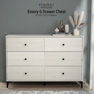 Synergy House Emory 6 Chest Drawer (3.9ft)
