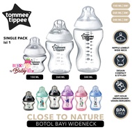 Tommee Tippee Closer to Nature Single Bottle Botol Susu Wide Neck