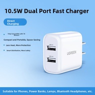 UGREEN | 20W Dual-Port Charger for Smartphones and Tablets Type-C PD Fast Charging Foldable Plug Mul