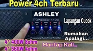 Termurah Power Ashley POWERED 4400 POWERED-4400 4 channel Class AB
