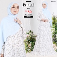 NEW Jubah Printed 33.0 PART 7 - EJ STYLE | BAJU RAYA 2022 PLUS SIZE XS-5XL Pastel Kenduri Floral Tun