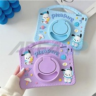 Pochacco Ring Case Casing Cover Anak Kids Samsung Tab A8 10.5 Inch 2021 X200 X205