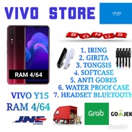 VIVO Y15 RAM 4/64 GARANSI RESMI VIVO INDONESIA - red bonus