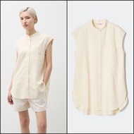JW ANDERSON X UNIQLO Linen Blend Sleeveless Long Shirt
