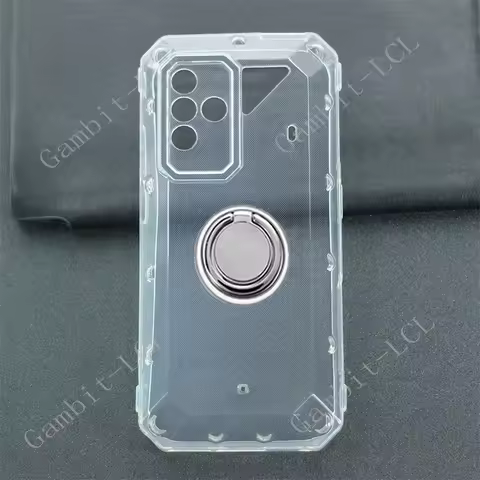 For Ulefone Power Armor 18T Ultra 18 Armor18 Back Ring Holder Bracket Phone Cover TPU Soft Case On P